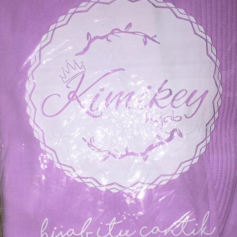 Jilbab Instan Jumbo Raya Ceruty 2 Layer By Kimikey-LAVENDER