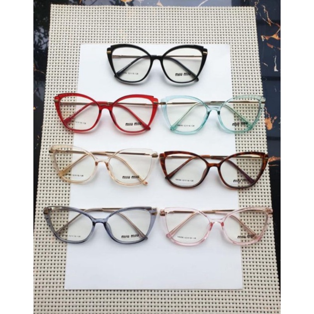 Kacamata Frame Cat Eyes Mi*