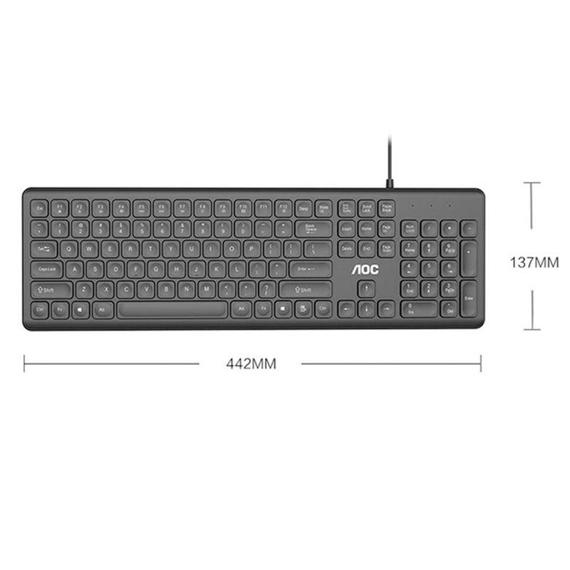 KEYBOARD USB AOC KB100