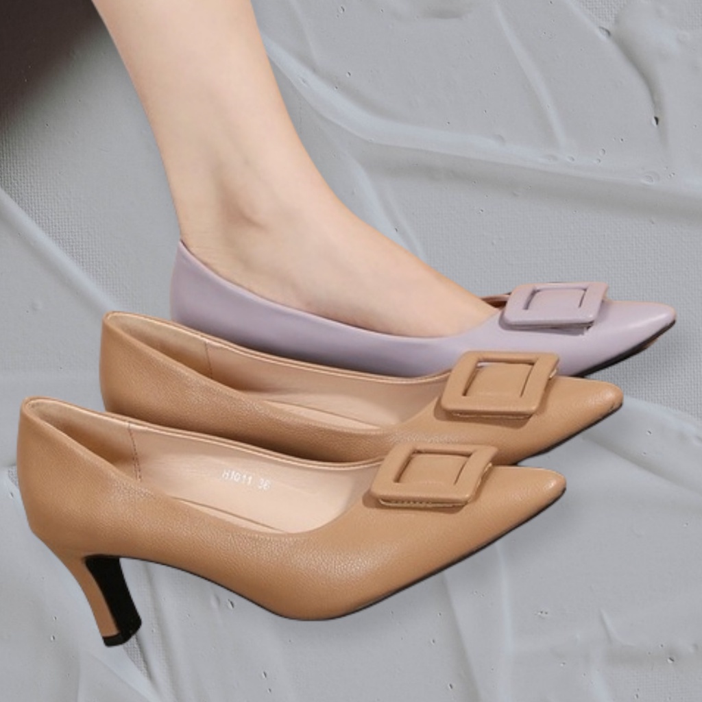 Sepatu Dinara Yolla #Sepatu Pantofel Wanita Heels 5 Cm