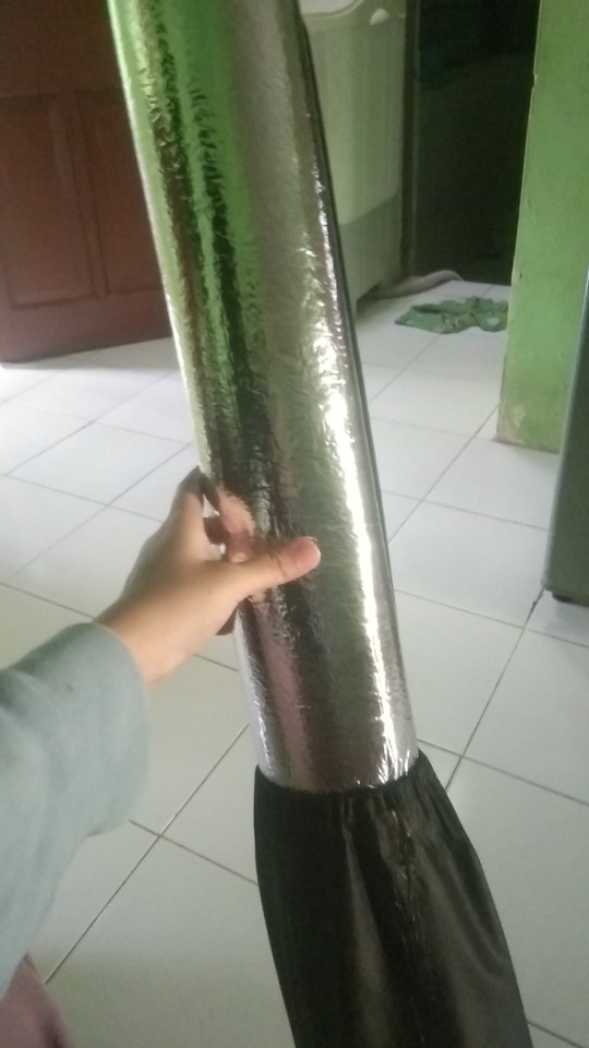 (promo) Alas Tenda Tikar Tenda Bahan Alumunium Foil 100*200 Cm Matras Foil Ekstra Hangan Ringan