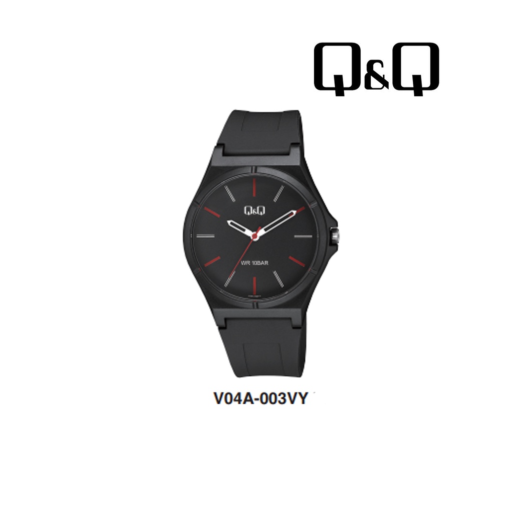 SALE Jam Tangan Pria Sporty Casual Rubber Analog Original Q&amp;Q QNQ QQ V04A Series