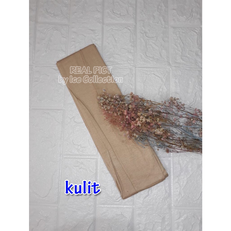 PREMIUM MANSET Tangan Sambung Punggung Kaos Rayon Anti Melorot Balero Bolero Mangset Iner Inner-Kulit