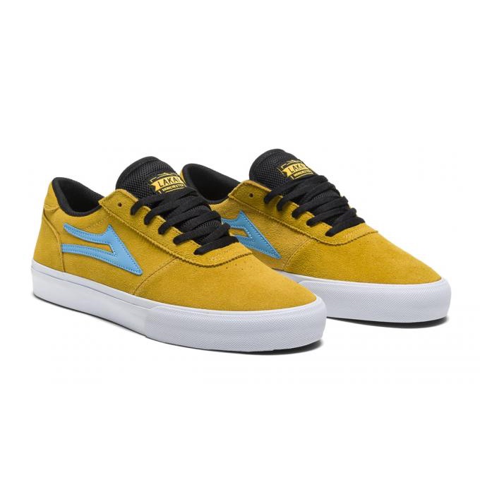 LAKAI MANCHESTER YELLOW/CYAN SUEDE