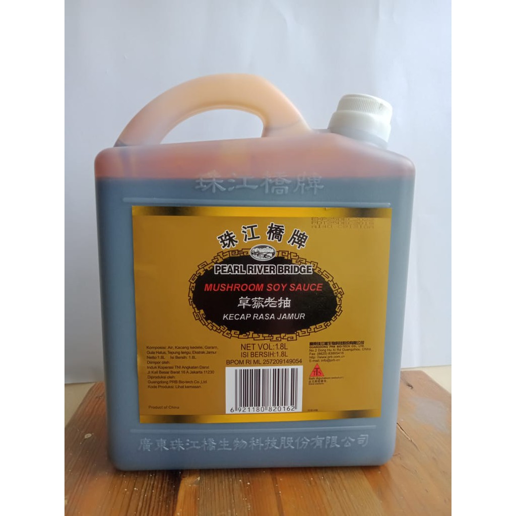 

Mushroom soy sause Kecap rasa jamur (PEARL RIVER BRIDGE) 1,8 l
