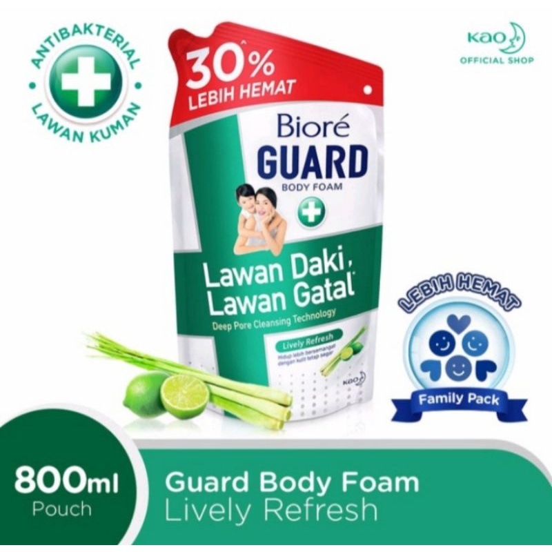 Biore Body Wash Sabun Mandi Cair 800 ML