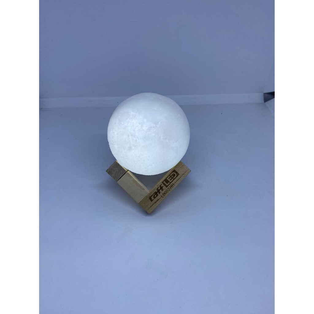 Best Seller ! TaffLED Dekorasi Rumah Lampu Tidur Bulan 3D Moonlight 8cm - LD002701