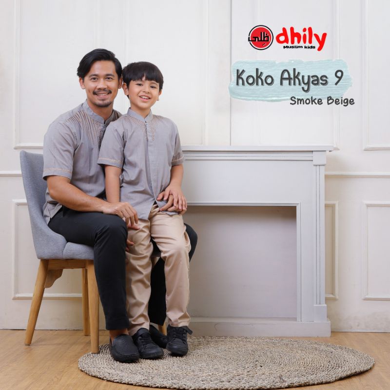 KOKO COUPLE ANAK AYAH | akyas 9 by dhily | baju koko couple, koko anak