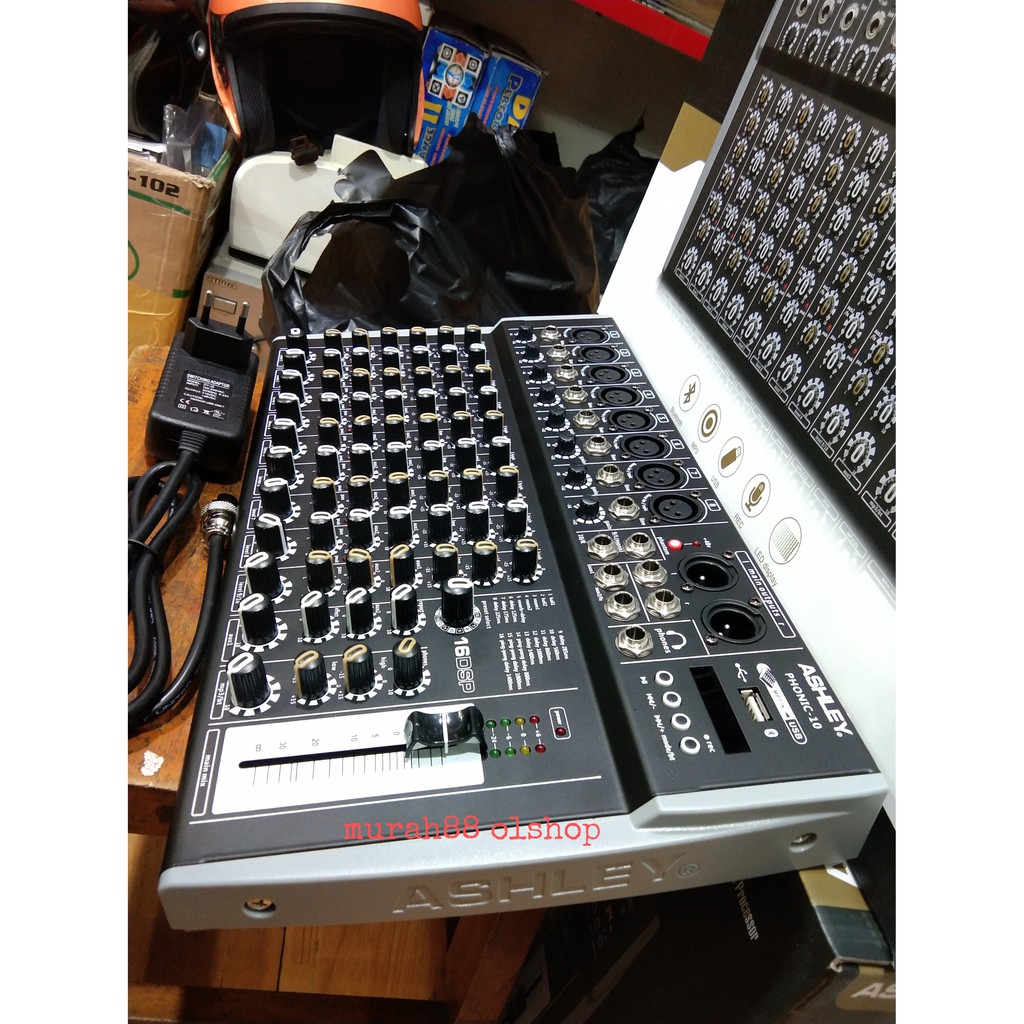 Mixer Audio ASHLEY PHONIC-10 original bergaransi