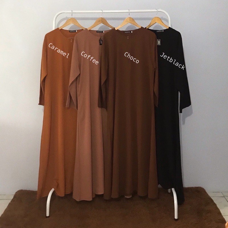 abaya polos warna