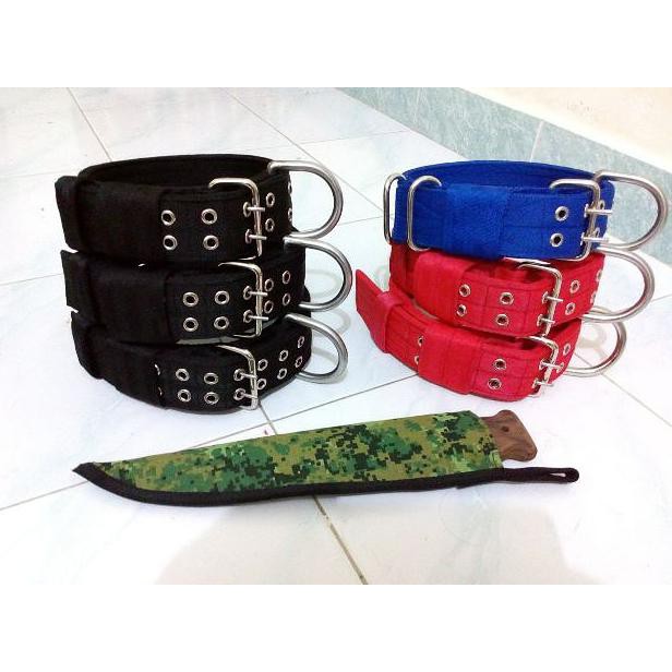 Kalung Anjing Pitbull/Trah Besar - Navy