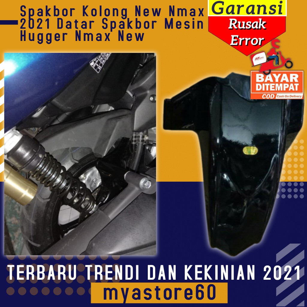 Spakbor Kolong New Nmax 2021 Datar Spakbor Sepakbor Mesin Hugger Aksesoris Variasi Yamaha Nmax New