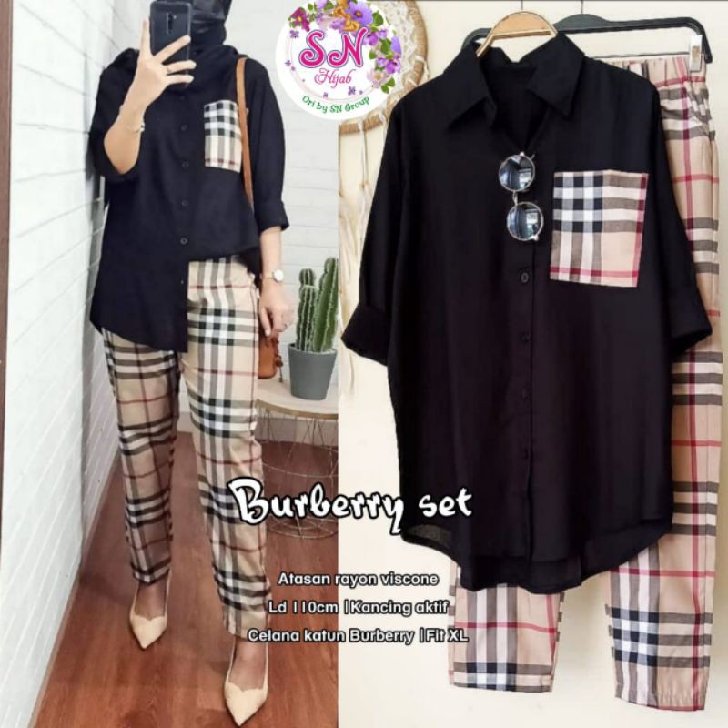 Setelan burberry