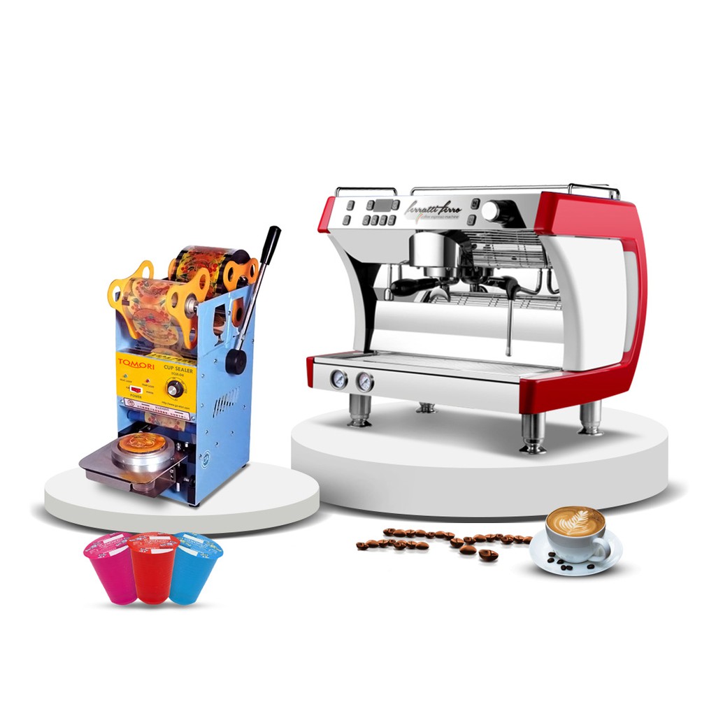 Paket Mesin Kopi Espresso Machine Cup - 46