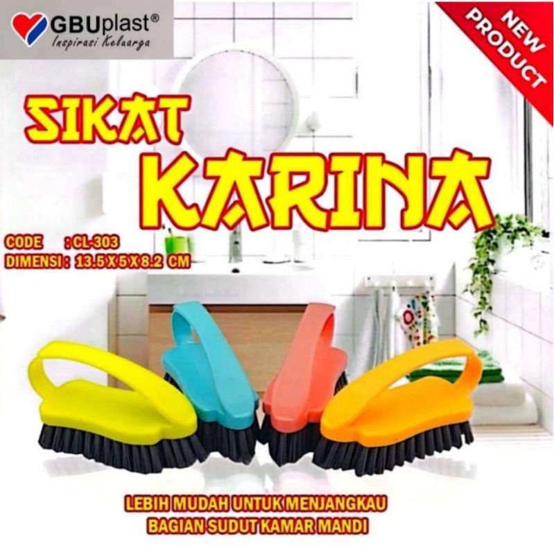 GBU Plast Sikat Sudut WC Rumah Toilet Karina