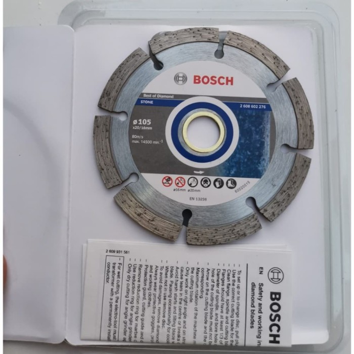 Diamond Wheel kering 4 In BOSCH Pisau Potong Keramik 4 Inci kering BOSCH