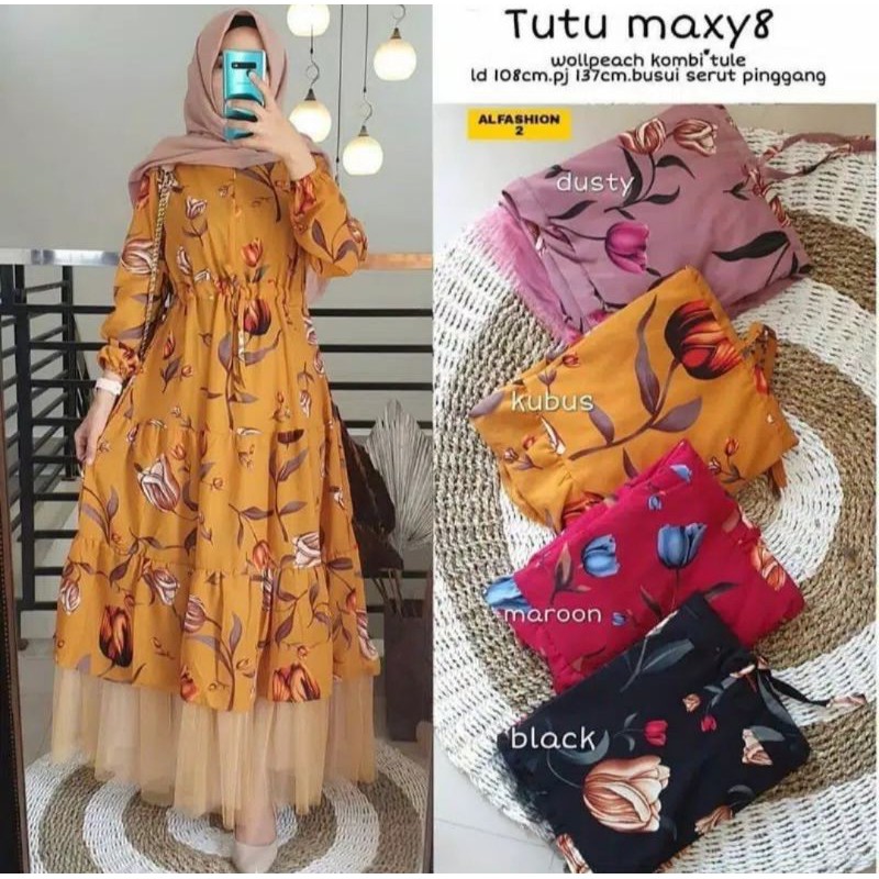 Gamis Tutu maxy 8 terlaris