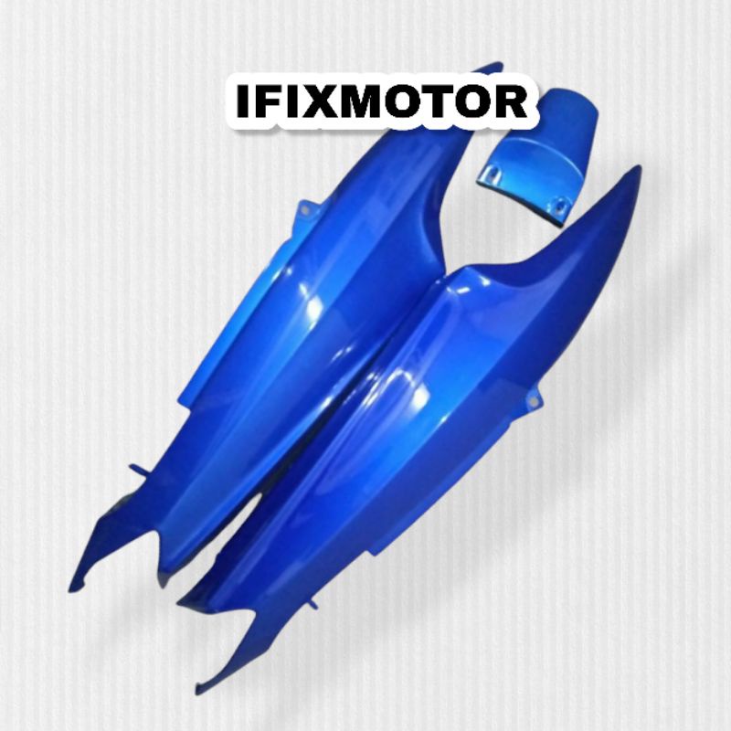 Cover Body Kanan Kiri Mio Smile Biru - Cover Body Mio Smile Biru