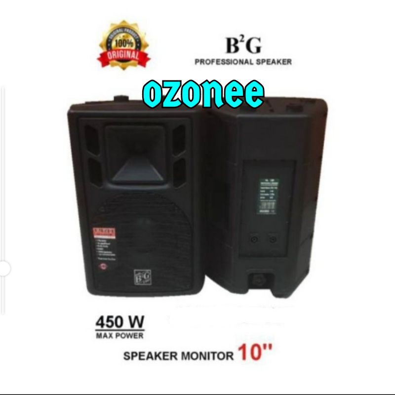 SPEAKER PASIF B2G MODEL HUPER BOX FIBER SEPASANG 2 UNIT 10 INCH