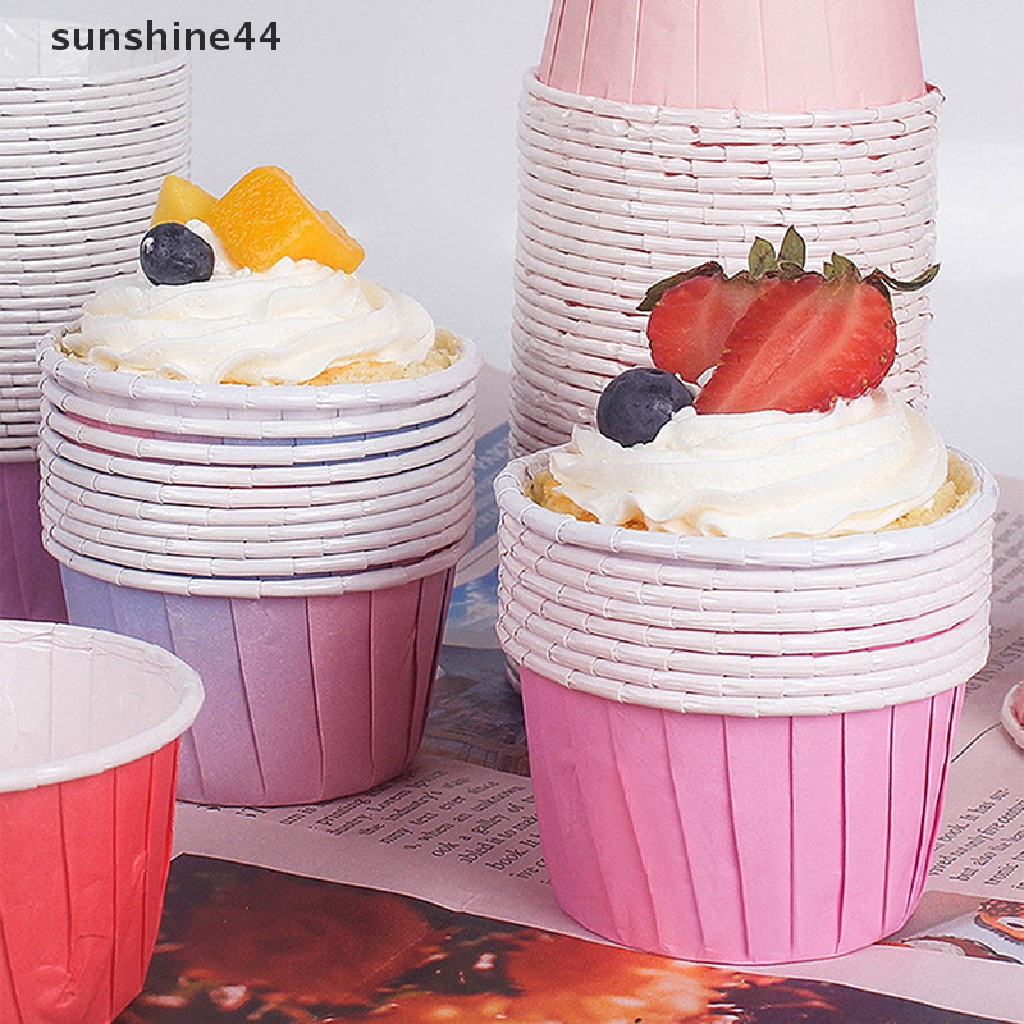 Sunshine 50pcs Kertas Pembungkus Cupcake / Muffin