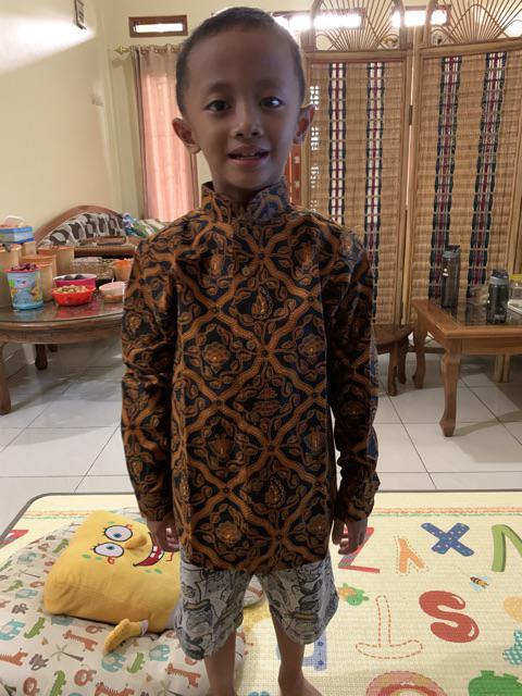 Batik Anak Sogan Solo 5&7tahun