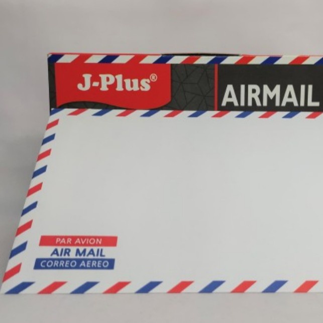 

Amplop Putih Air Mail No.104 JPlus Merah 80gsm