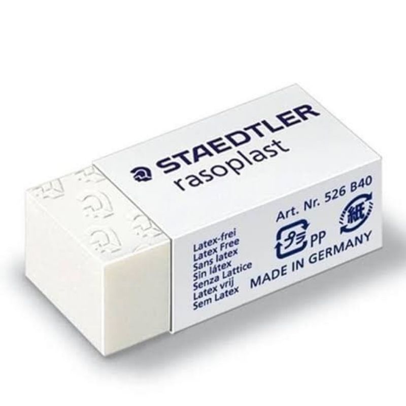 

Penghapus STAEDTLER Kecil Putih/Eraser STEADLER/Hapusan Stip STEDLER