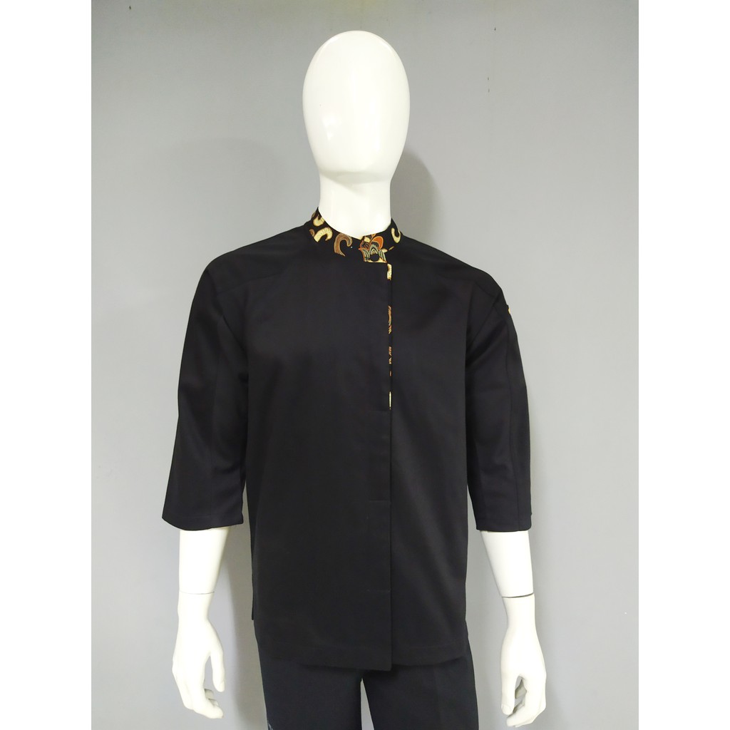 Chef Wear Baju Koki 3/4S D  Komb Net Btk