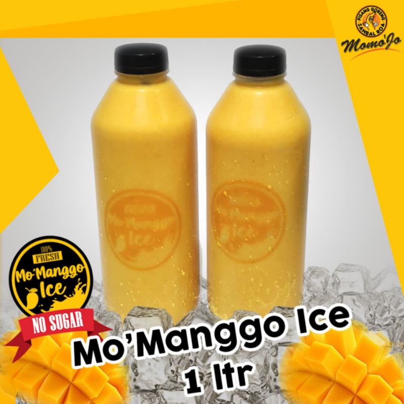 

MoManggo Ice 1 liter Pure Mangga,No Sugar segarr