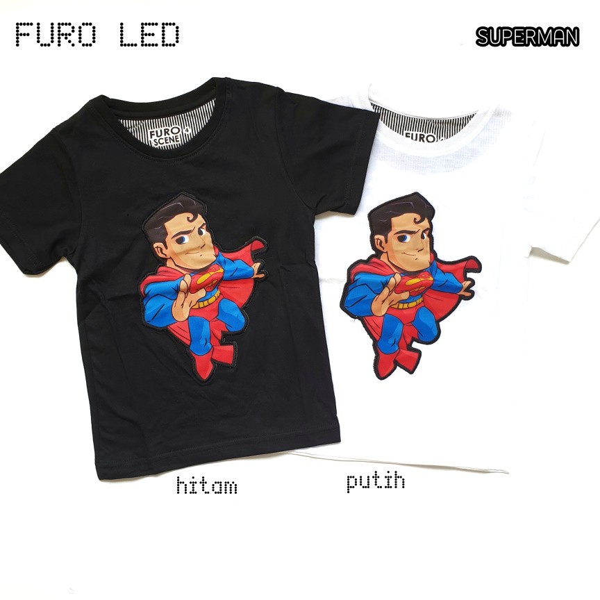 Kaos Anak Laki FURO LED SUPERMAN