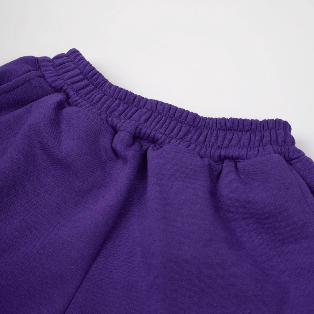 SHORT SWEATPANTS DARK PURPLE