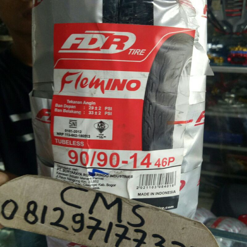 Ban Fdr 90/90-14 tubeless Flemino - Ban tubeless Fdr 90/90-14 flemino - Ban FDR 90 90 14 tubeless