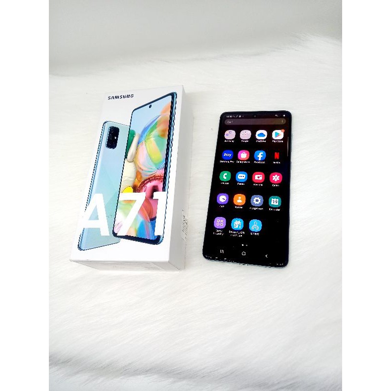 samsung a71 Ram8gb internal128gb hp second mulus terlaris fullset seken bekas lengkap murah-1