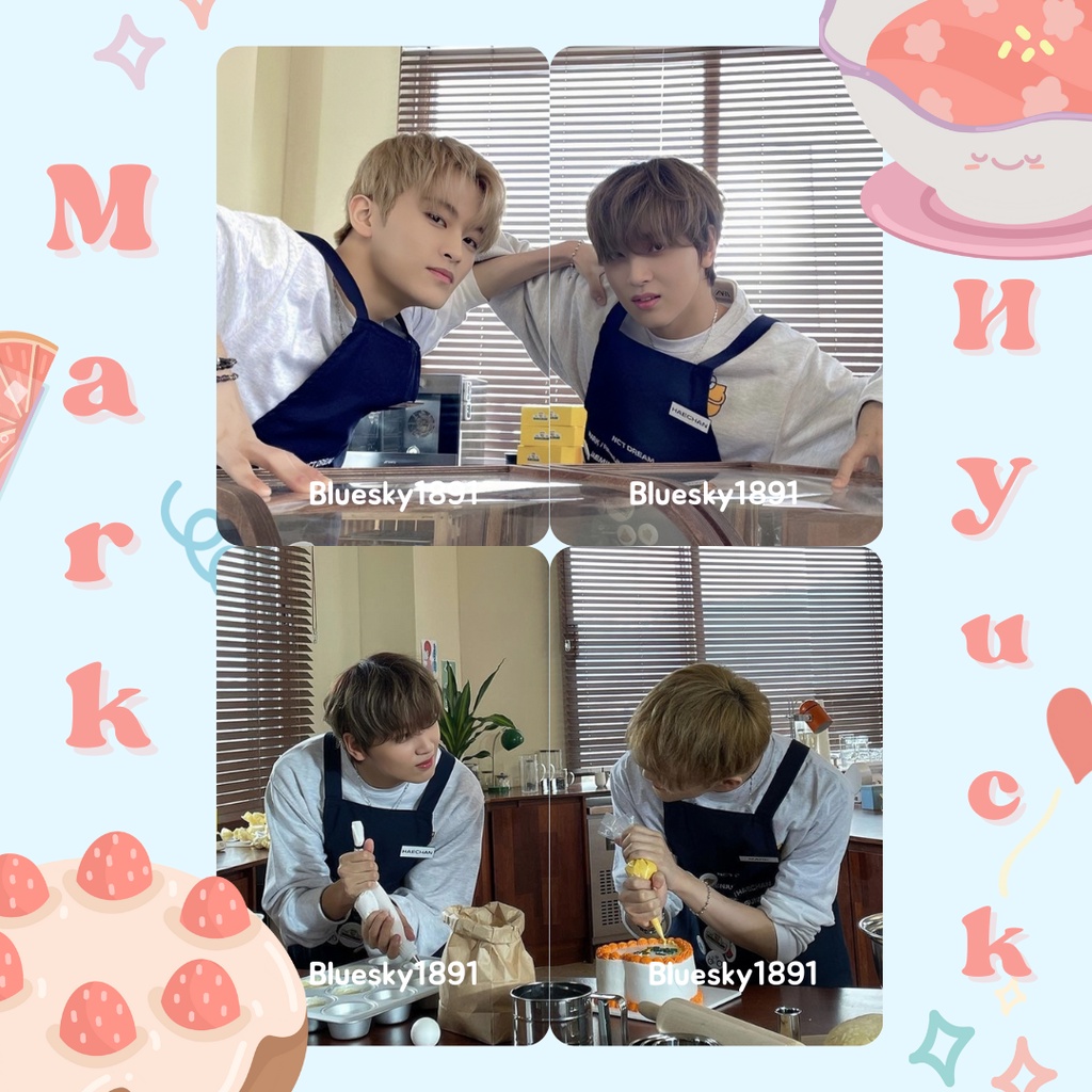 Pc Mark Haechan Markhyuck Cafe fanmade