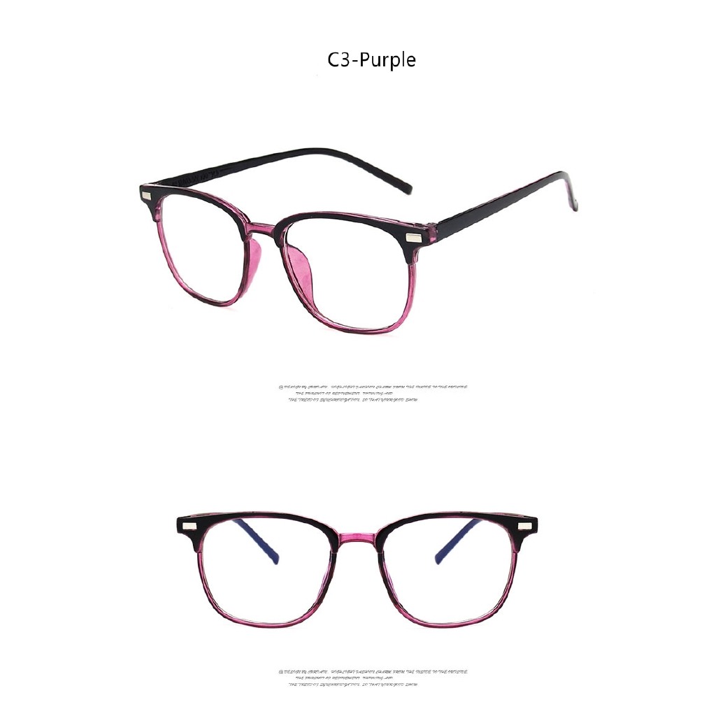 Fashion square men's and women's glasses