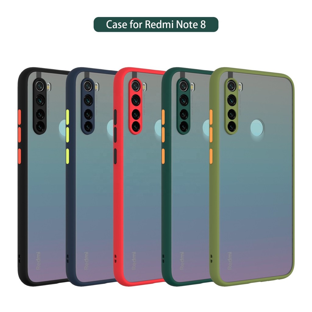 Case Dove Xiaomi Redmi Note 8 Frosted Camera Case Cover