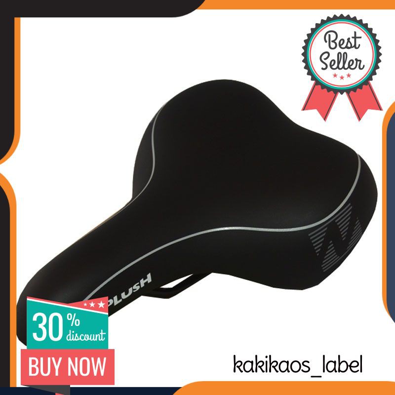 Velo Plush VL-6105 STD Sadel Sepeda Gel Empuk