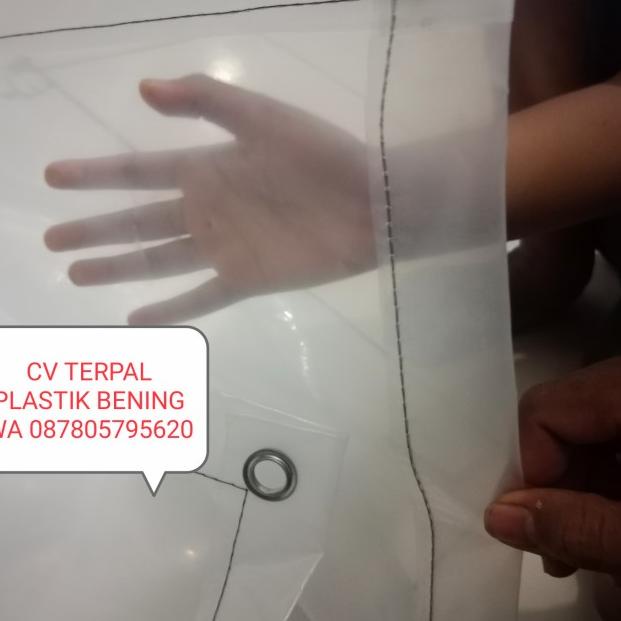 plastik uv transparan lebar 4 meter 200 micron 14%