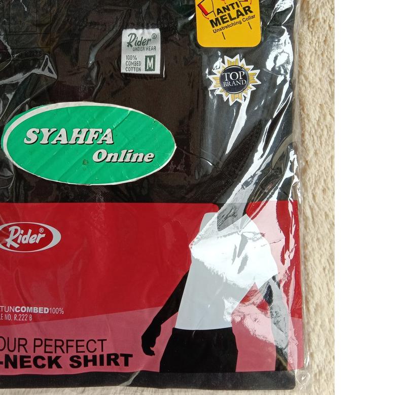 OBLONG RIDER VNECK HITAM / PUTIH | OBLONG RIDER | Kaos Dalam Pria | Kaos Pria | Kaos Oblong