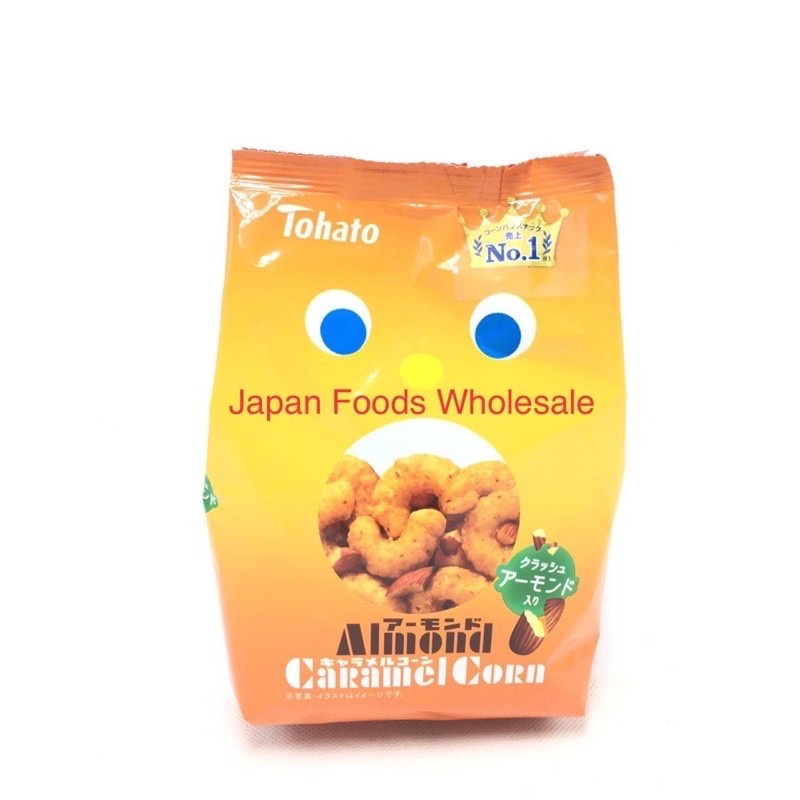 

Tohato Caramel Corn Snack Almond Flavor 70gr / snack jepang / cemilan