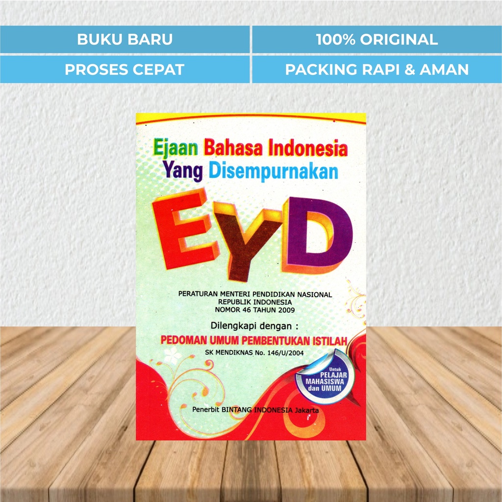 Jual Ejaan Bahasa Indonesia Yang Di Sempurnakan (EYD) | Shopee Indonesia