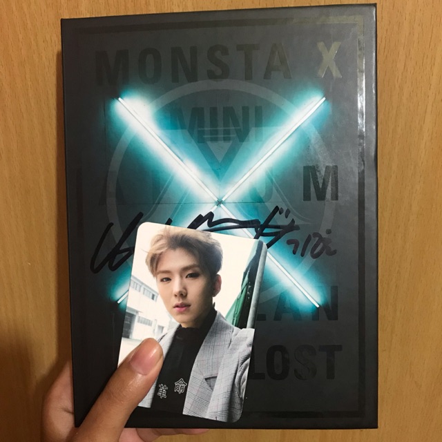 Monsta X Mini Album The Clan pt.1 Lost Ver. with Kihyun Signed and Photocard