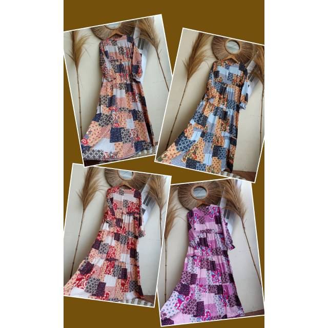Gamis Bangkok Viscose Batik