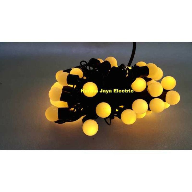 lampu pohon natal, kelereng kecil