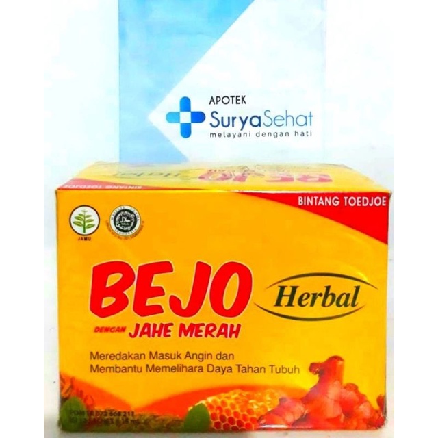 Bejo Jahe Merah Bintang Toedjoe isi 12 sachet