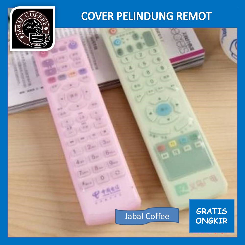 Sarung Remot Kontrol TV AC / Cover Pelindung Remot TV / Sarung Remot Silicone Ukuran 21 X 5 Cm