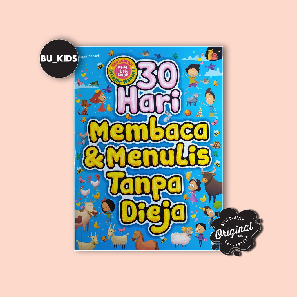  BUKU  ANAK TK PAUD  30 HARI BELAJAR  MEMBACA DAN MENULIS 