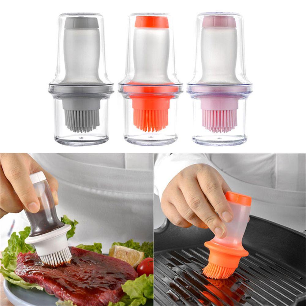 R-FLOWER Botol Minyak Silikon Aksesoris Dapur Barbekyu Baking Pastry Brush