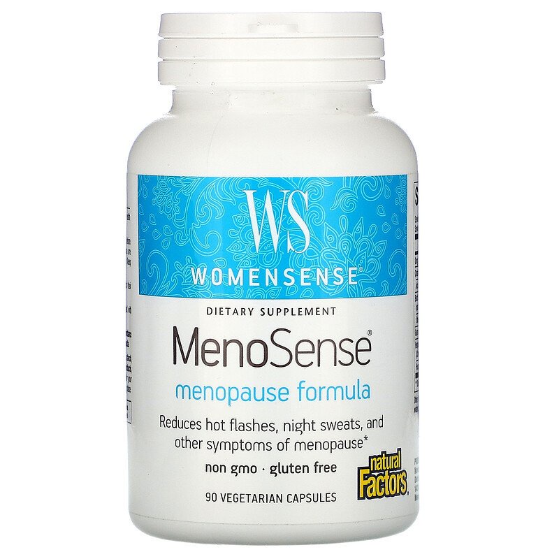 Natural Factors WomenSense MenoSense Menopause Formula 90 VegCaps