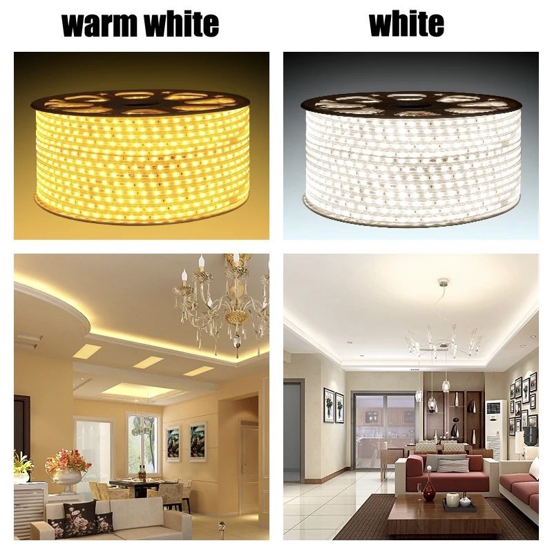 Lampu LED STRIP SELANG SMD 5050 100M 220v 100M  OUTDOOR INDOOR DEKORASI